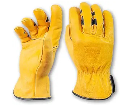 Bear Knuckles Cowhide Leather Work Driver Gloves - Medium