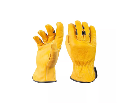 Cowhide Leather Driver Work Gloves - XL