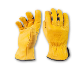 Bear Knuckles Cowhide Leather Driver Work Gloves - XS