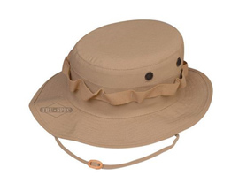 5ive Star Gear® Tru-Spec Cotton Rip-Stop Military Boonie Bucket Hat - 7 - Khaki