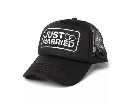 Pacific Brim Just Married Classic Hat