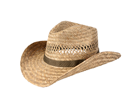 Rush Straw Outback Cowboy Hat with Web Trim