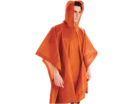 Coghlan's® Rain Poncho - Orange