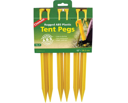 Coghlan's® 6" Poly Tent Pegs