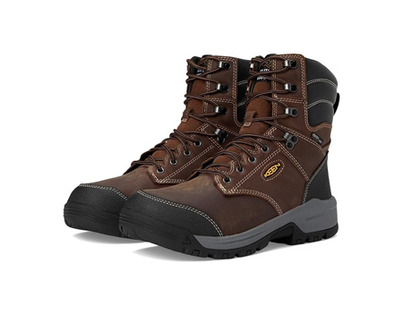 Keen Utility® Men's Evanstons Insulated Waterproof Soft Toe Work Boots - Bison/Black