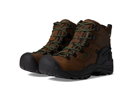 Keen Utility® Men's Pittsburgh Carbon-Fiber Waterproof Work Boots - Cascade Brown/Greener Pastures