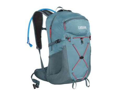 Camelbak&reg; Women's Fourteener� 24 Hydration Hiking Pack Reservoir - Smoke Blue / Fiery Coral