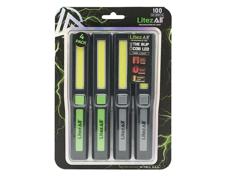 LitezAll® COB LED Blip Work Light 4 Pack