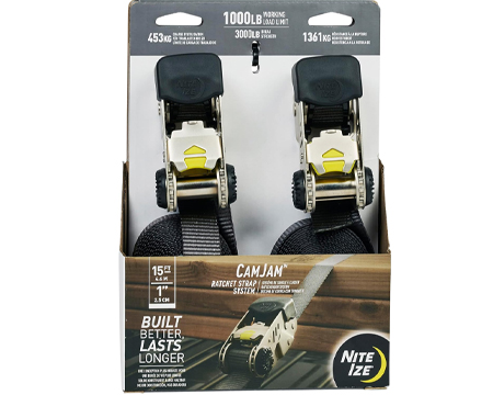 CamJam Ratchet Strap System Large 2 Pack
