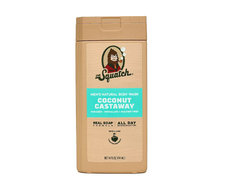 Dr. Squatch® Men's Non-Exfoliating Body Wash - Coconut Castaway