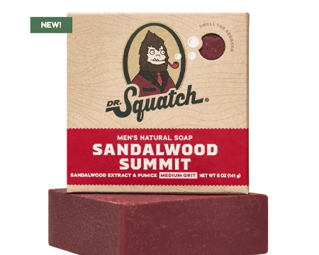 Dr. Squatch® Men's Bar Soap - Sandalwood Summit