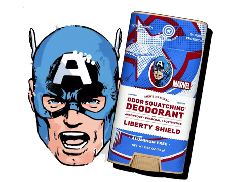 Dr. Squatch® Men's Deodorant - Liberty Shield
