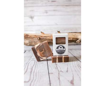 All Things Goat Men's Soap Bar - Hickory & Suede 4.5 oz