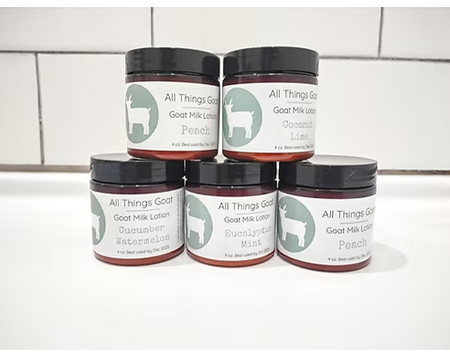 All Things Goat - Peach Goat Milk Lotion 4 oz