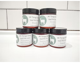 All Things Goat - Peach Goat Milk Lotion 4 oz