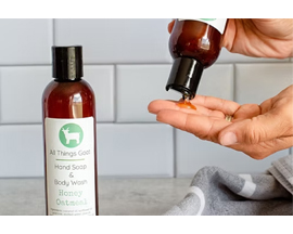 All Things Goat - Honey Oatmeal Goatmilk Body Wash 8 oz
