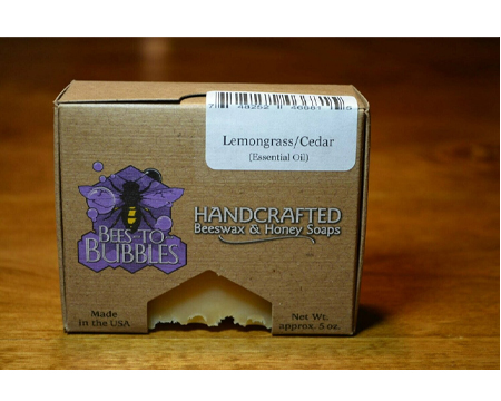 Bees To Bubbles Soap Lemongrass & Cedar