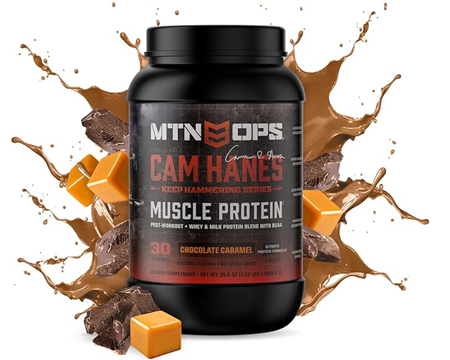 Mtn Ops® Keep Hammering Whey Protein - Chocolate Caramel