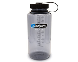 Nalgene® 32 oz. Sustain Wide Mouth Water Bottle - Grey / Black