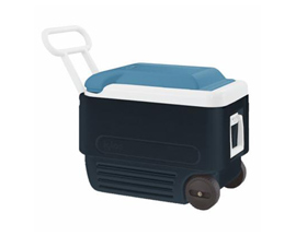 Igloo® 40 Qt. Maxcold Ice Chest Wheeled Cooler - Ice Blue / White