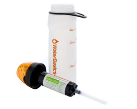 Aquamira® Waterbasics Filtered Water Bottle 