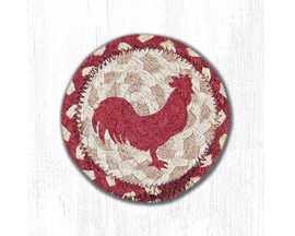 Set of 4 Braided Coasters in Bear Mountain Design