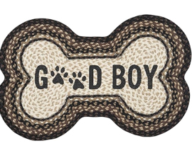 Earth Rugs® Good Boy Dog Bone Rug