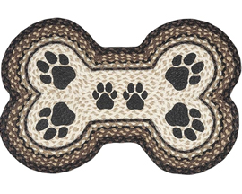Earth Rugs&reg; Paw Prints Rug