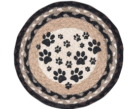 Braided Heart Paw Trivet