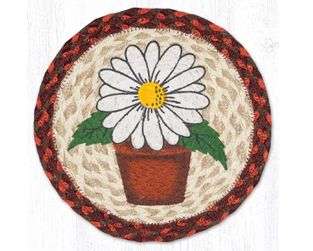 Braided Trivet - Flower Power