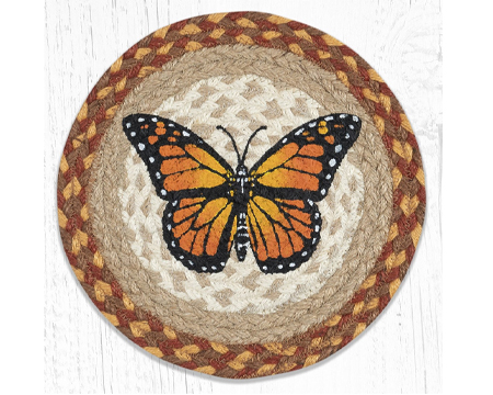 Braided Trivet - Monarch Butterfly
