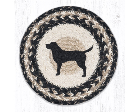 Braided Trivet - Black Lab