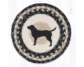 Braided Trivet - Black Lab