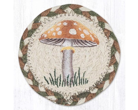 Braided Coaster - Mushroom