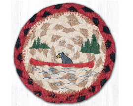 Braided Coaster - Bears In Canoe