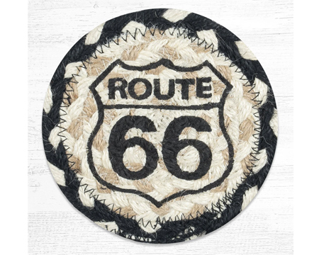 Braided Coaster - Route 66