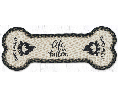 Life Is Better Dog Bone Rug 