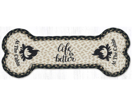 Life Is Better Dog Bone Rug 