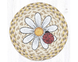 Braided Trivet - Daisy & Ladybug