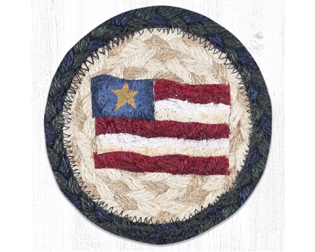 Star Flag Braided Coaster Set