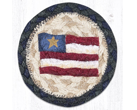 Star Flag Braided Coaster Set
