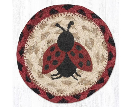 Ladybug Braided Coaster
