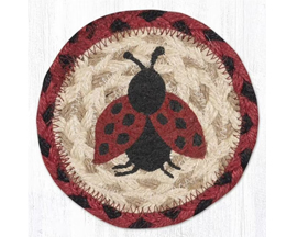 Ladybug Braided Coaster