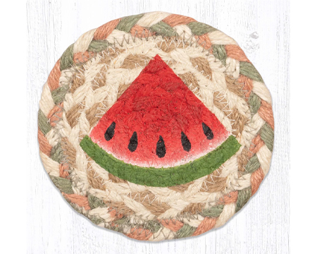 Watermelon Braided Coaster