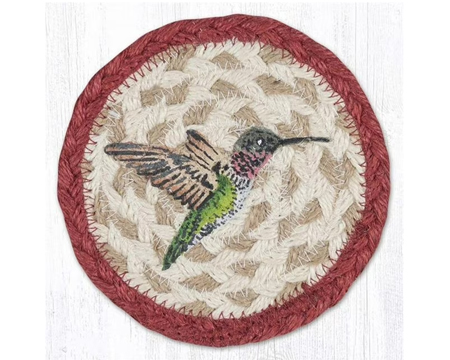 Braided Hummingbird Coaster