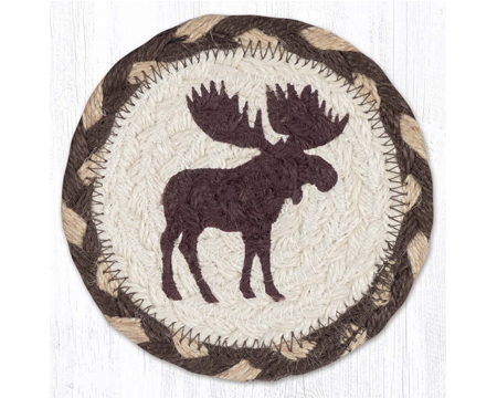 Braided Coaster - Moose Crossing