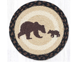 Braided Trivet - Happy Bear Cub