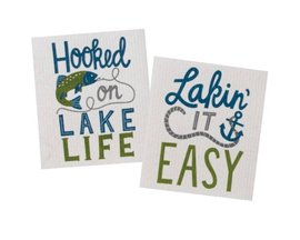Set of 2 Fun Cloths - Tranquility Lake