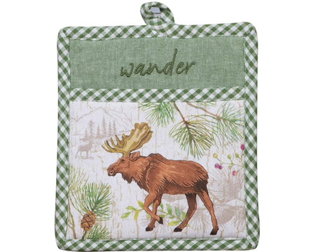 Pocket Oven Mitt - Moose