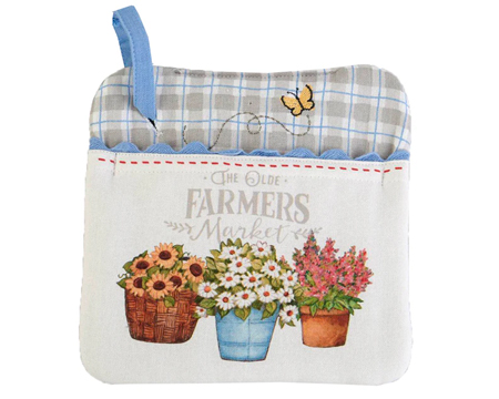 Pocket Oven Mitt - Farmers Market 